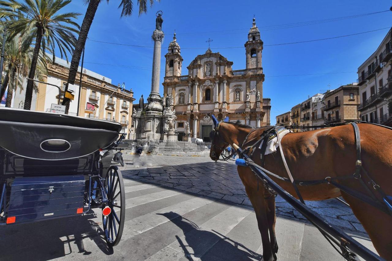 San Basilio'S Home Historical Center Palermo Bagian luar foto