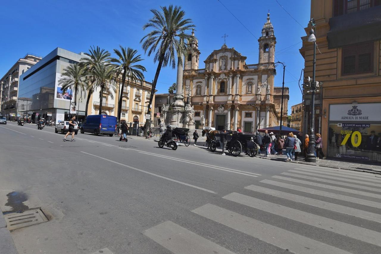 San Basilio'S Home Historical Center Palermo Bagian luar foto